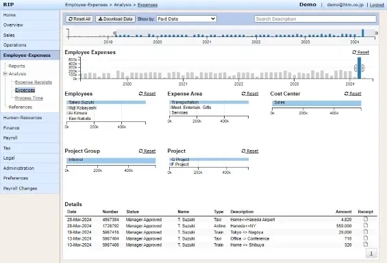 Employee expense single transactions in 3 clicks